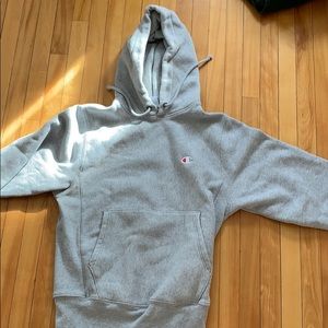 Champion grey hoodie